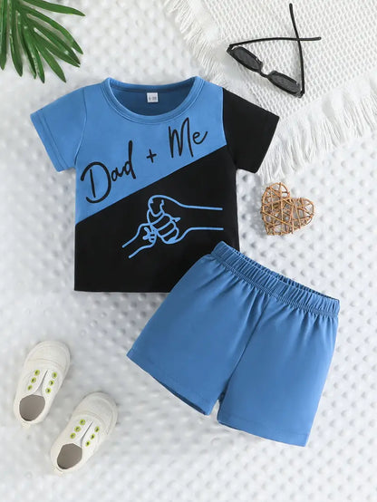 Summer Set Baby Boys Dad+Me T-shirt & Casual Shorts