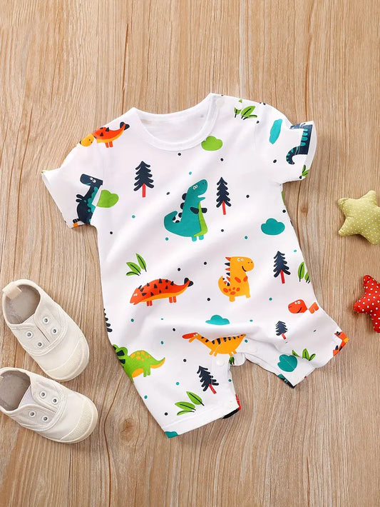 Unisex adorable Dinosaur Print Perfect Summer Wear