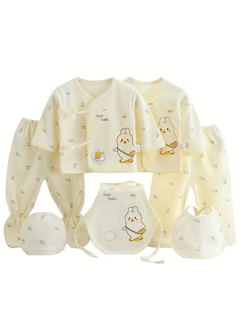 7pcs Newborn Cotton Outfits Gifts for Boys