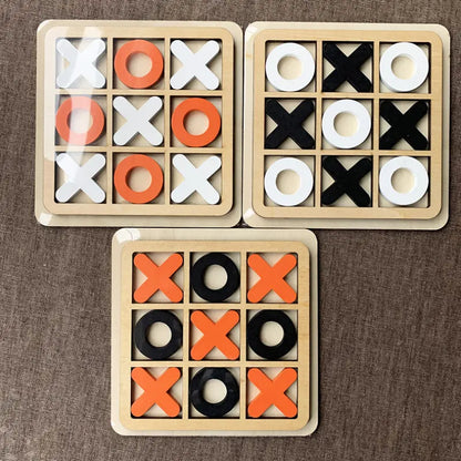 Wooden Tic-Tac-Toe Game