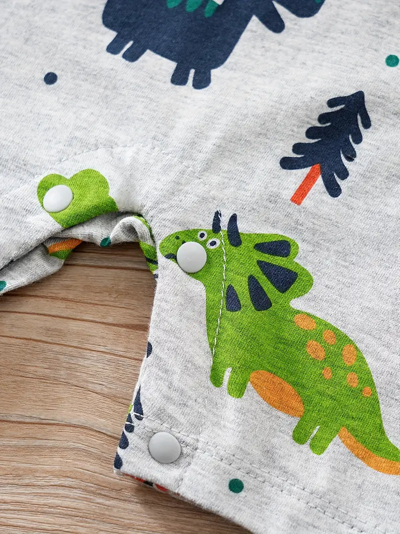 Unisex adorable Dinosaur Print Perfect Summer Wear