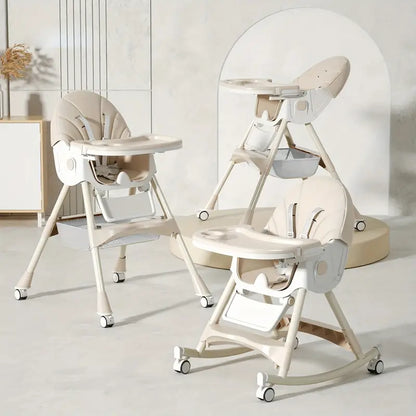 Cochildor Multi-functional Adjustable Dining Chair Portable Rocking Chair