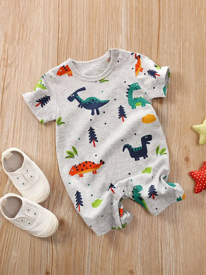 Unisex adorable Dinosaur Print Perfect Summer Wear