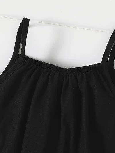 Sleeveless Spaghetti Strap Harem Pants Overalls for Summer