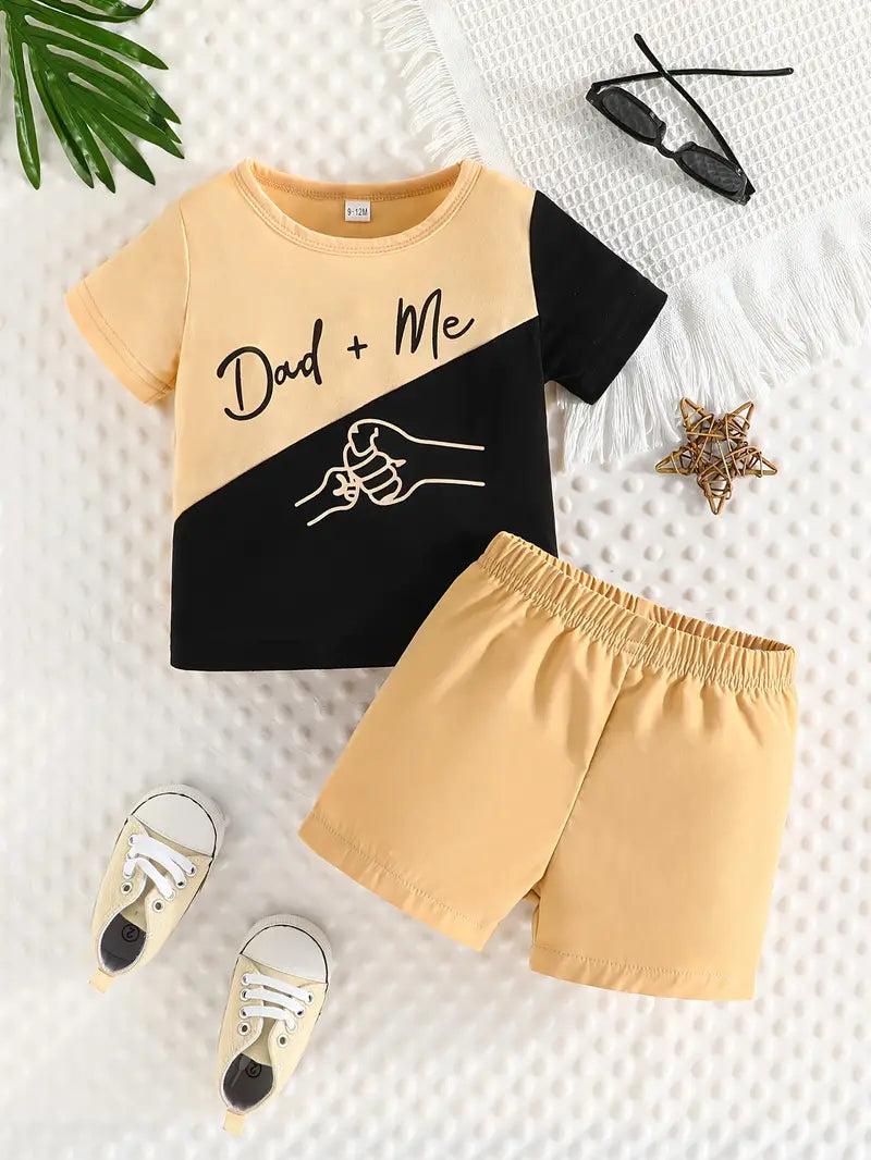 Summer Set Baby Boys Dad+Me T-shirt & Casual Shorts