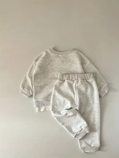 Snug Bear Embroidery Baby Tracksuit